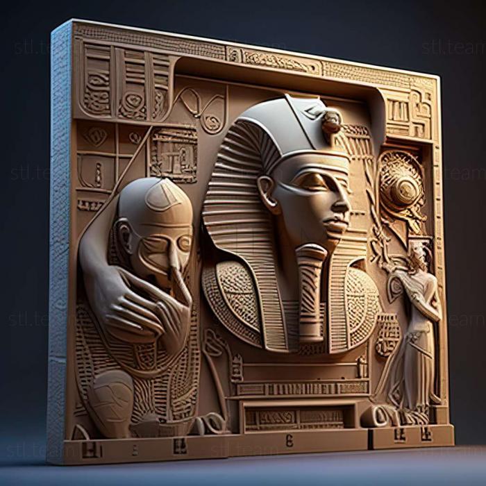 3D model Egyptian Prophecy The Fate of Ramses game (STL)